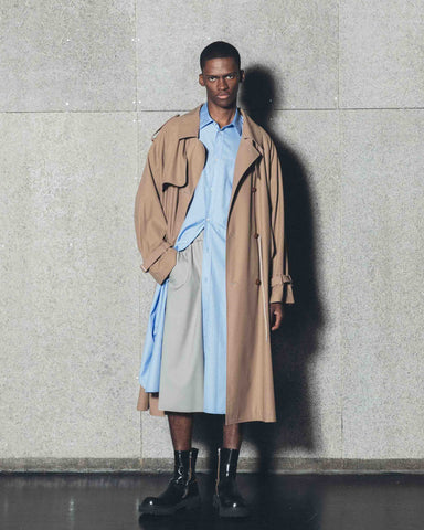 Over size trench coat
