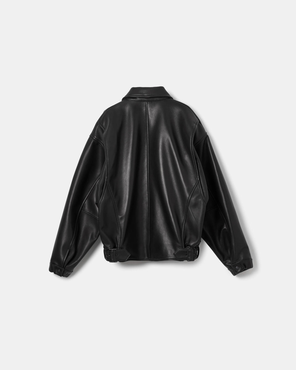 Sheep leather short blouson – 08sircus