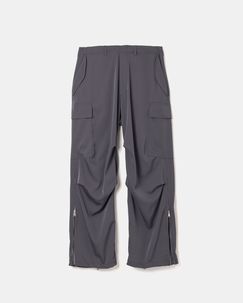 Light twill parachute zip pants – 08sircus