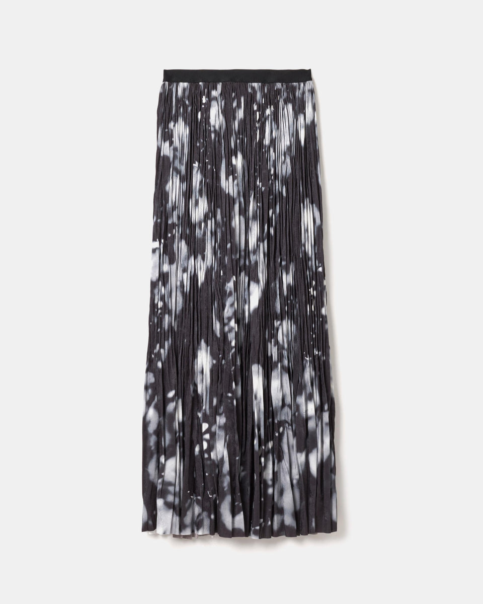 Bokashi print pleated skirt – 08sircus