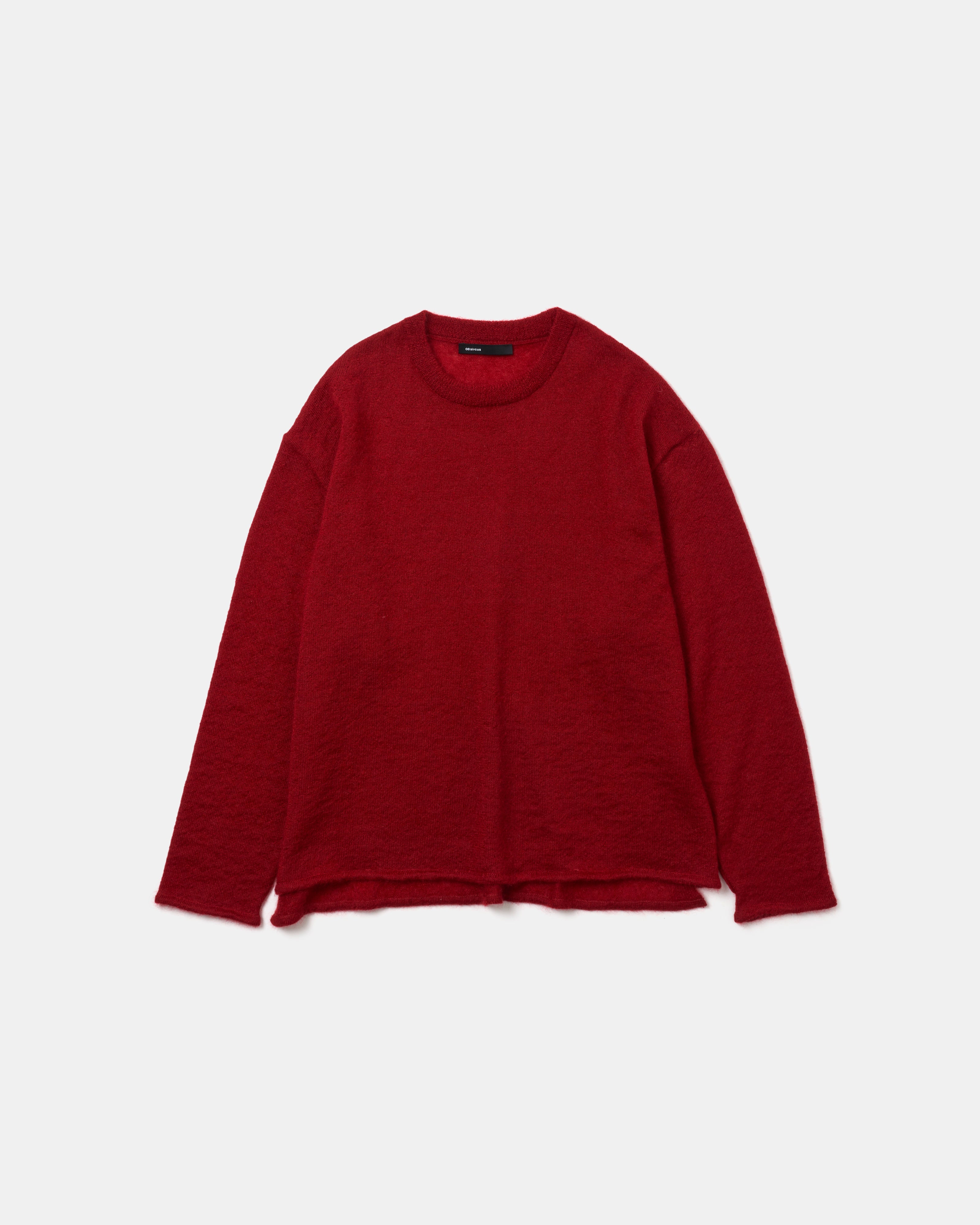 Super Kid mohair knit crew neck sweater – 08sircus