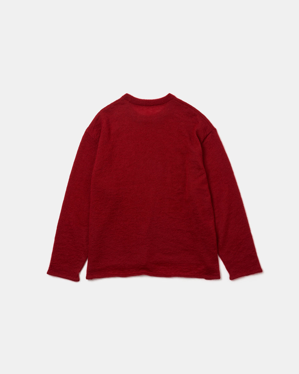 Super Kid mohair knit crew neck sweater – 08sircus
