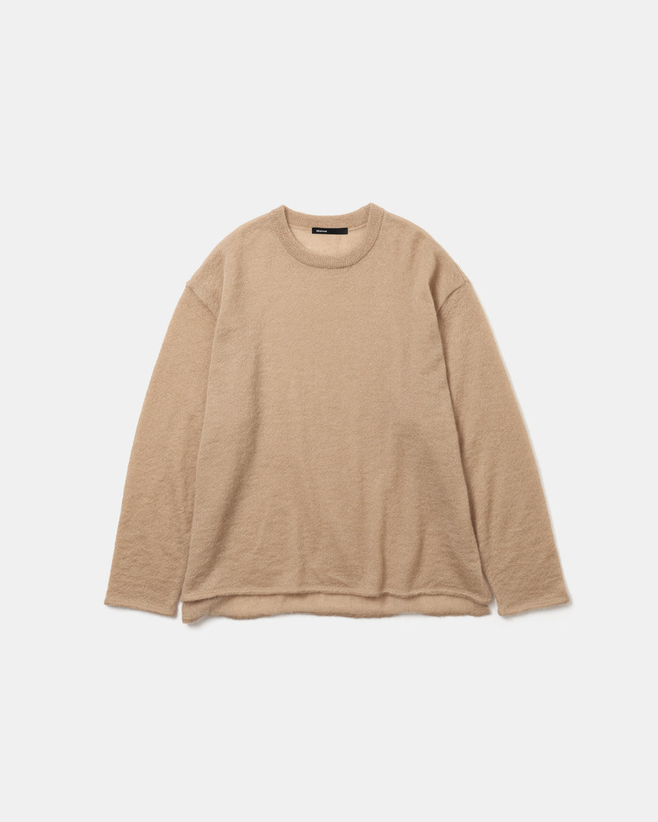 Super Kid mohair knit crew neck sweater – 08sircus