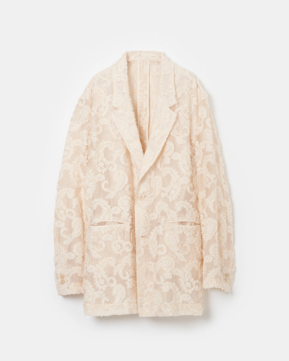 ジャケット・アウター MLVINCE paisley jacquard trucker jacket Paisley jacquard jacket – 08sircus