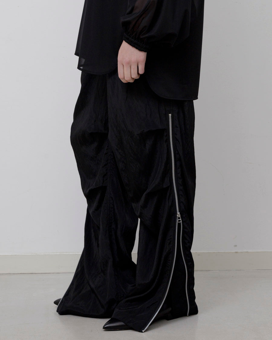 Viscose washer parachute zip pants – 08sircus