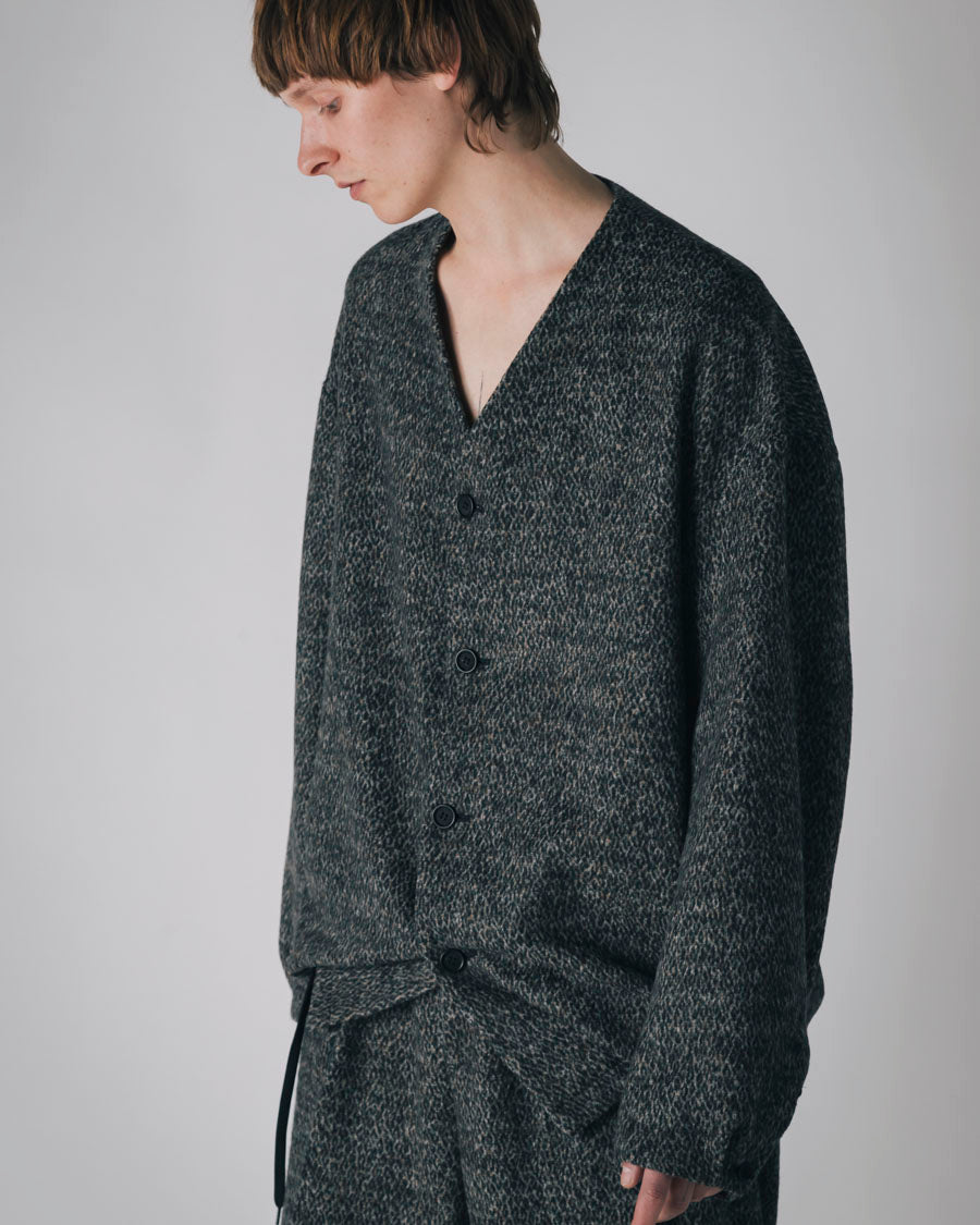 Wool jacquard over cardigan – 08sircus