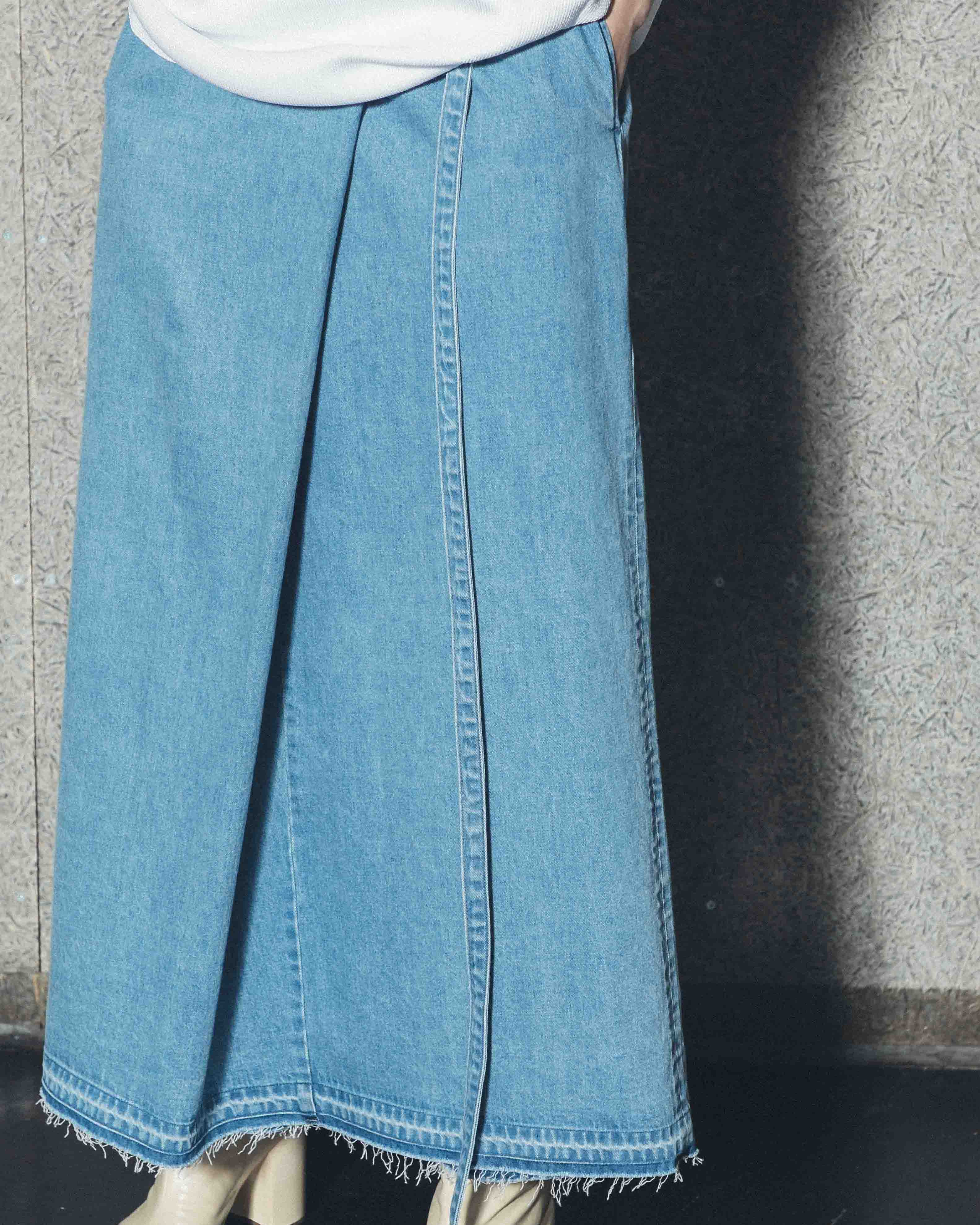 Denim pants rap skirt – 08sircus