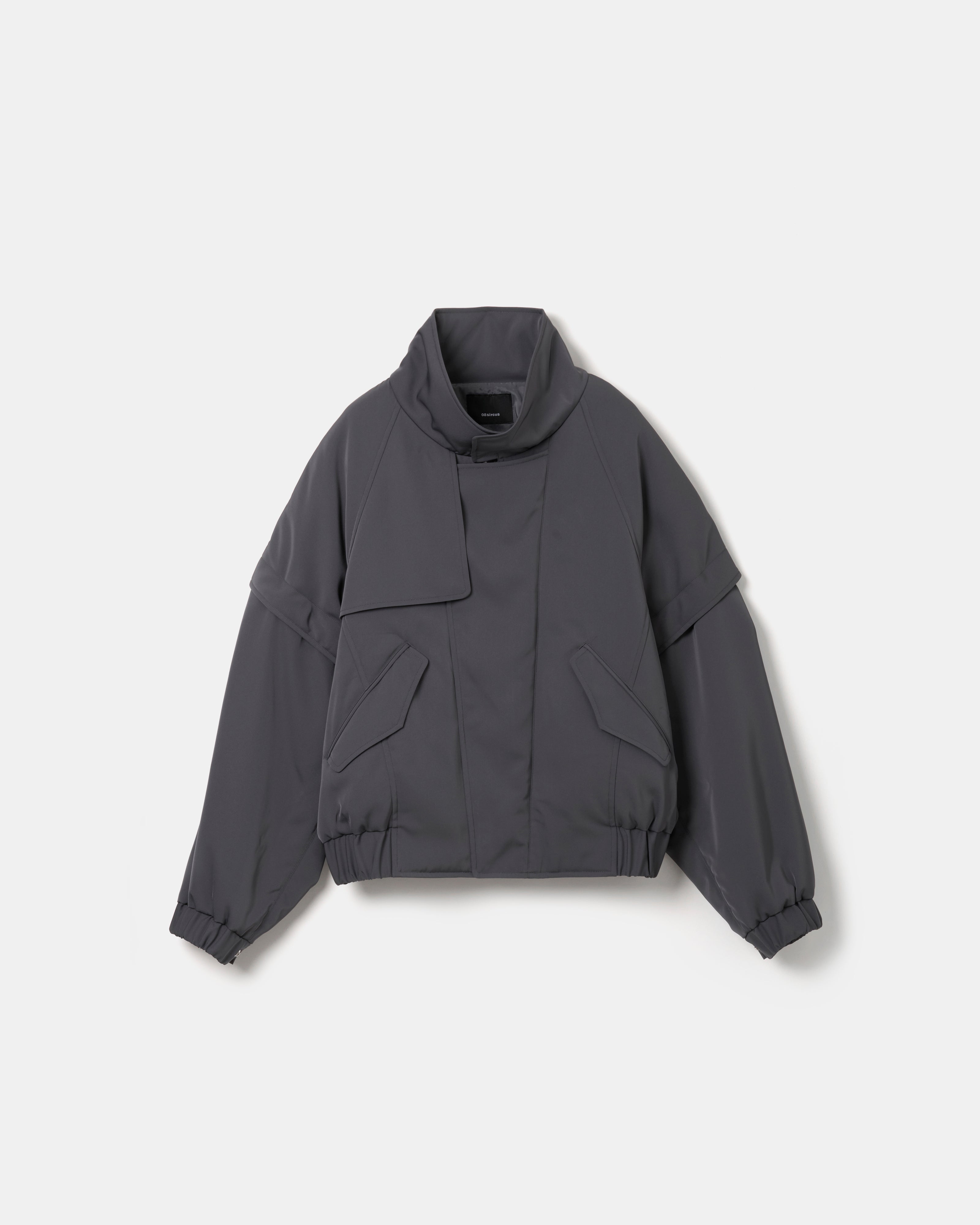 Light twill padded detachable short blouson – 08sircus