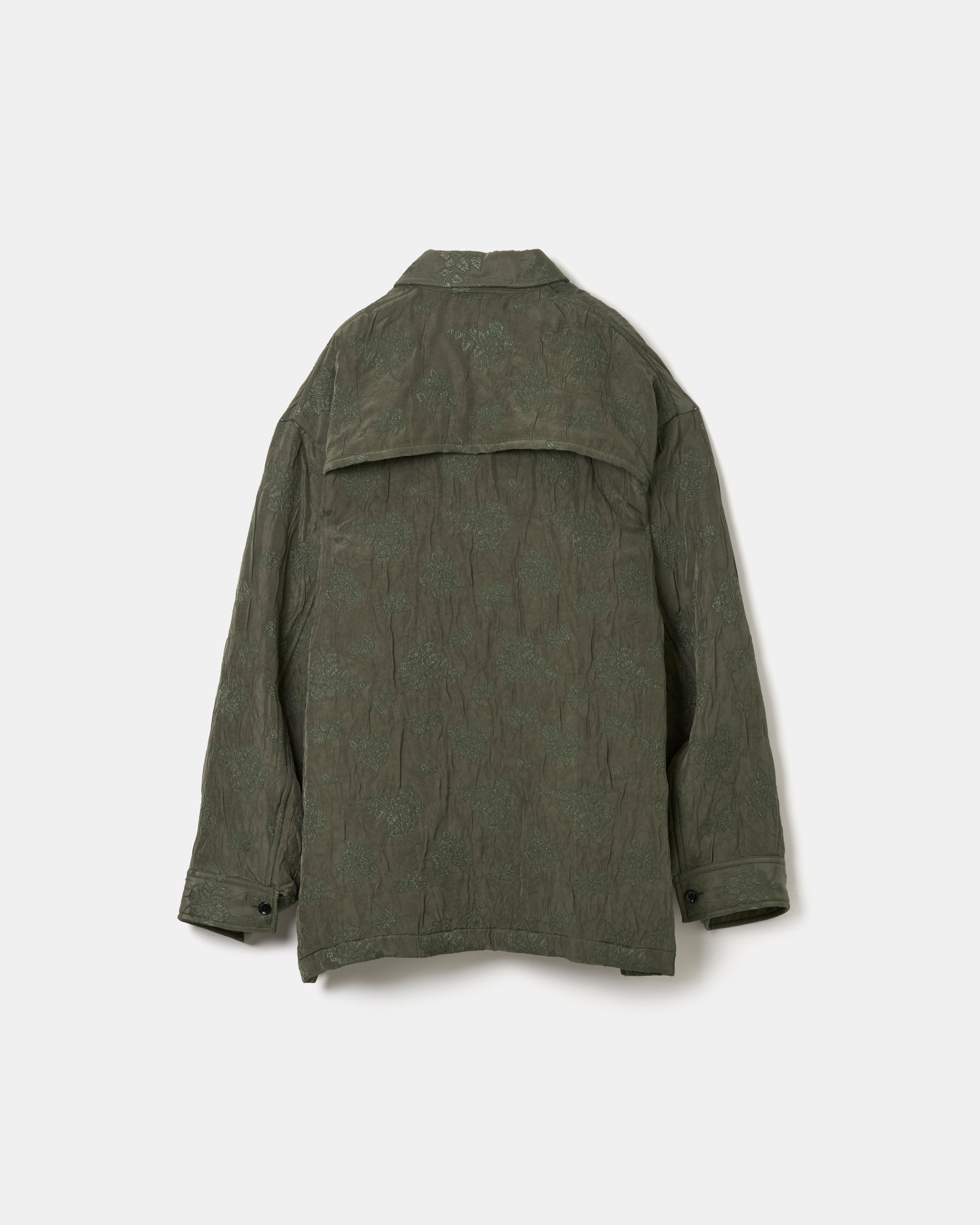 Matelasse jacquard over shirt jacket – 08sircus