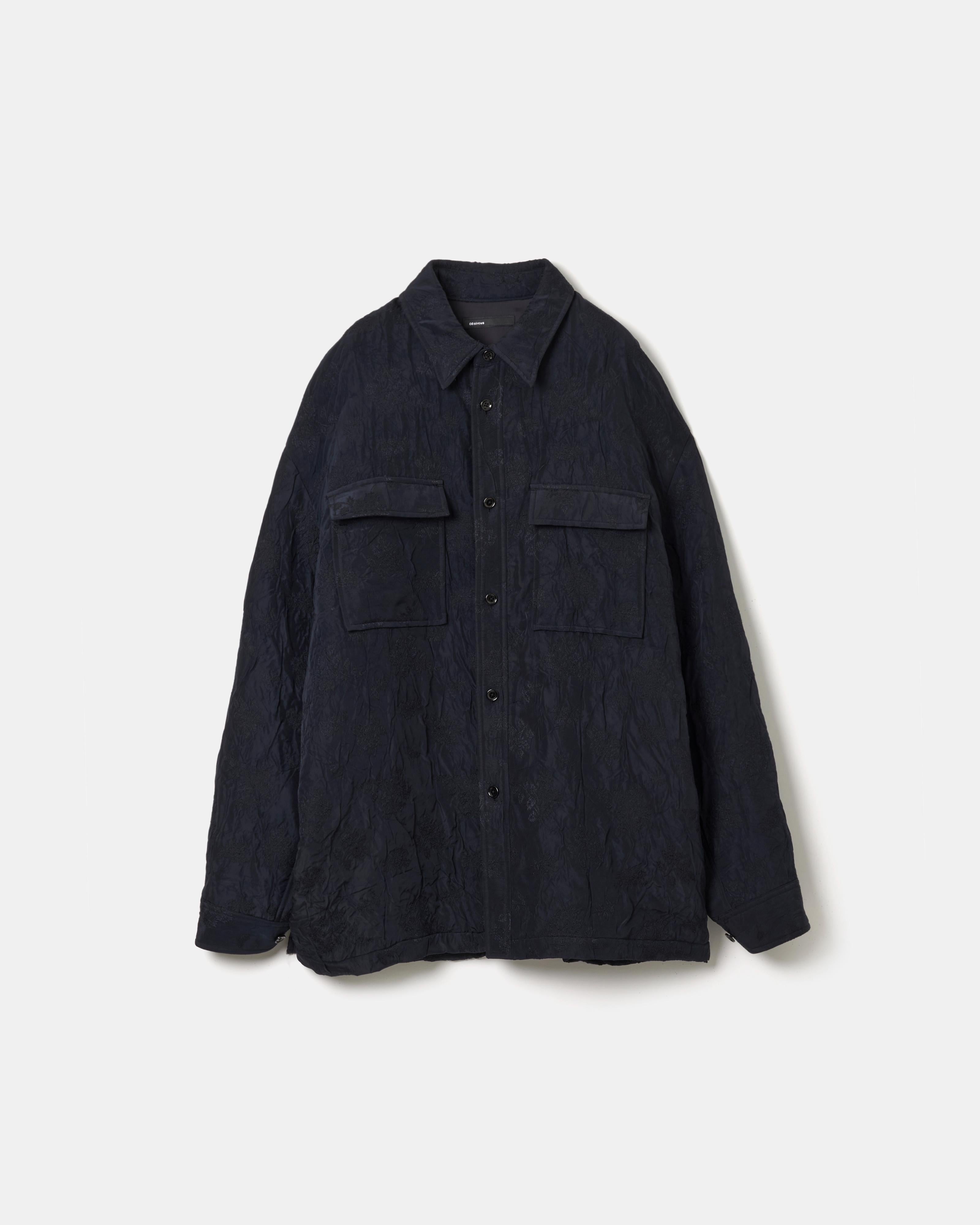 Matelasse jacquard over shirt jacket – 08sircus