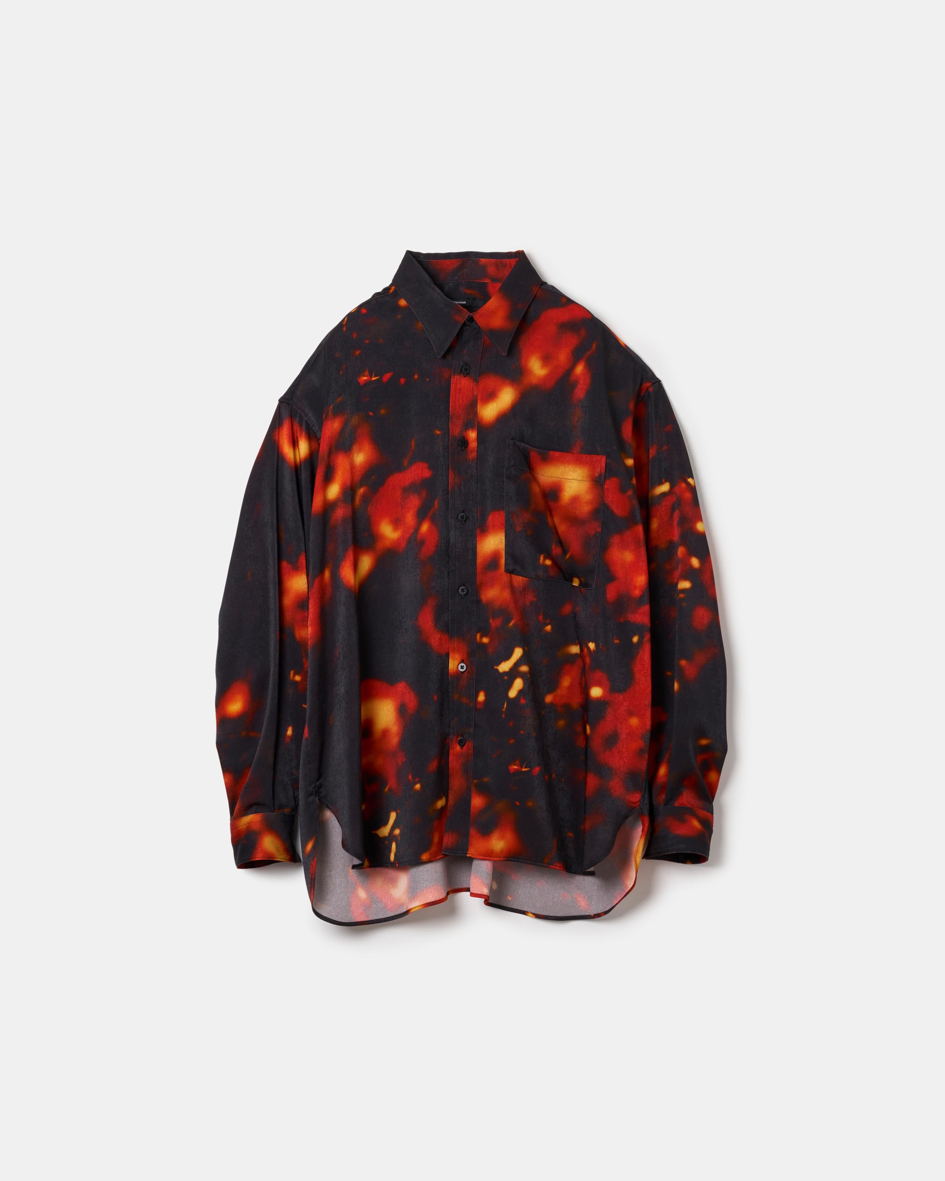 Bokashi print over shirt – 08sircus