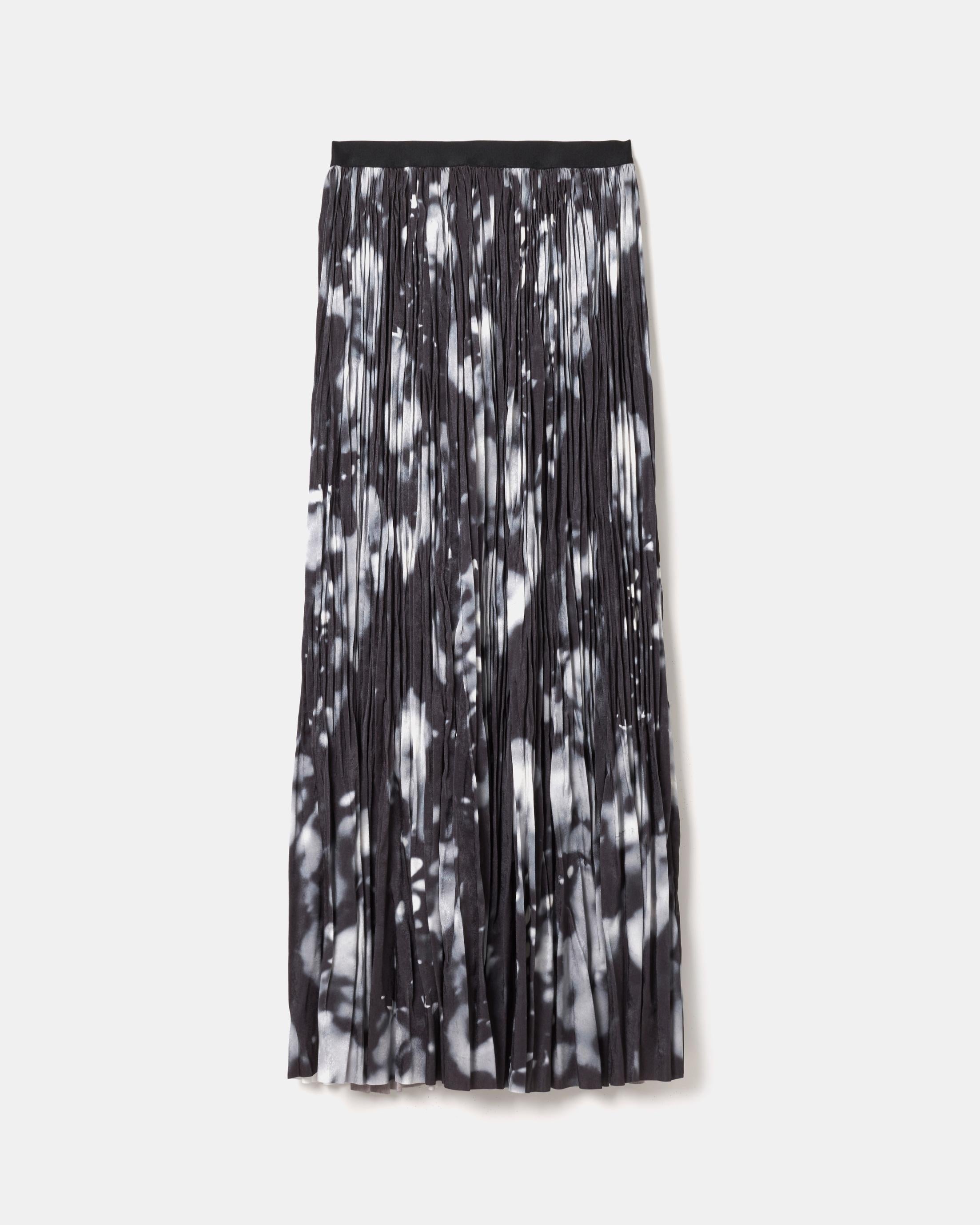 Bokashi print pleated skirt – 08sircus
