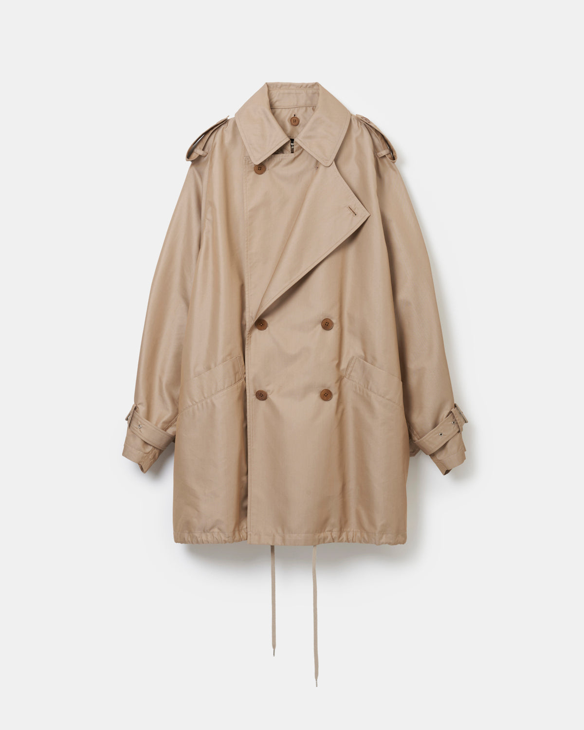 Giza cotton short trench coat – 08sircus