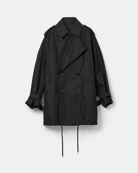 Giza cotton short trench coat – 08sircus