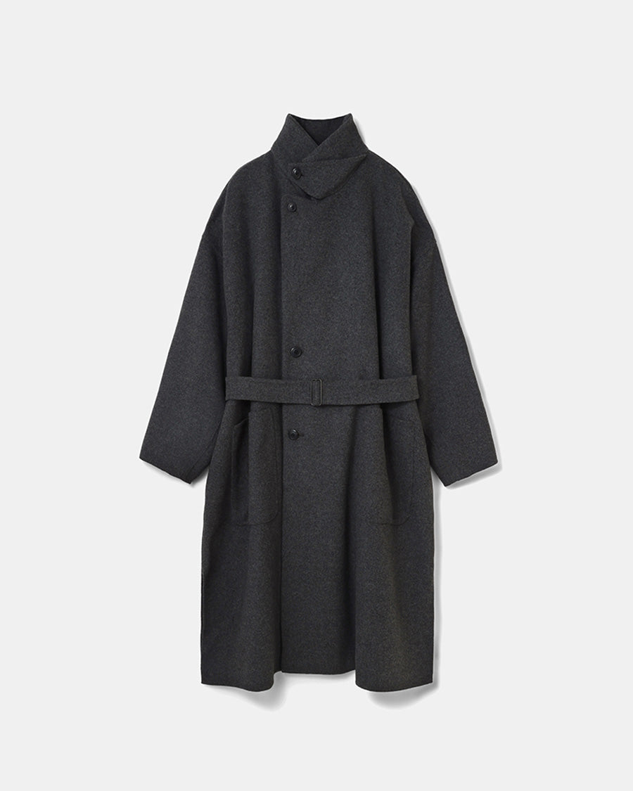 Wool melton double face rever over coat – 08sircus