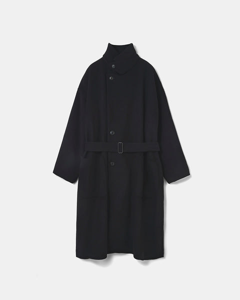 Wool melton double face rever over coat – 08sircus
