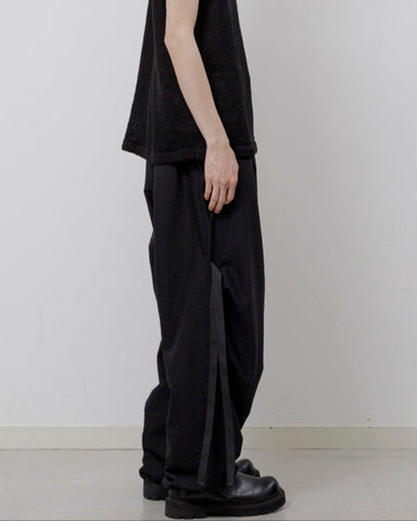 Wool Nylon poplin parachute pants