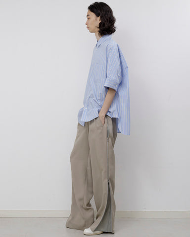 Viscose mad cross side zip pants