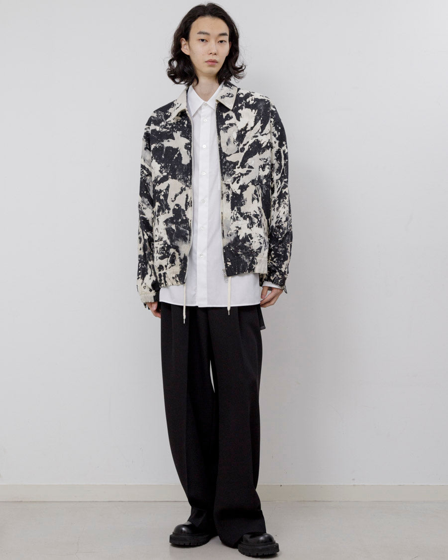 Kago-bassen zip up denim jacket – 08sircus