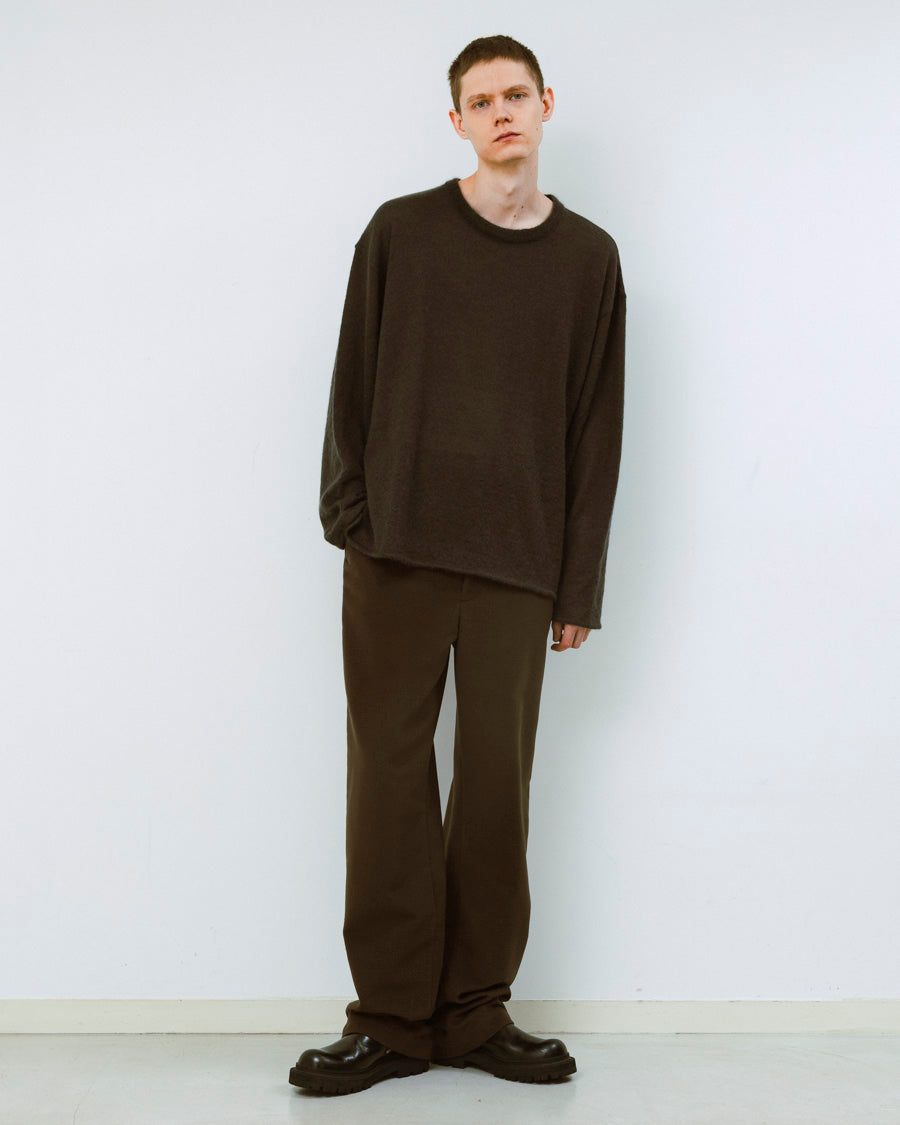 08 sircus / 長袖カットソー/1/ウール/BRW/S20AL-TS16 Tops – 08sircus