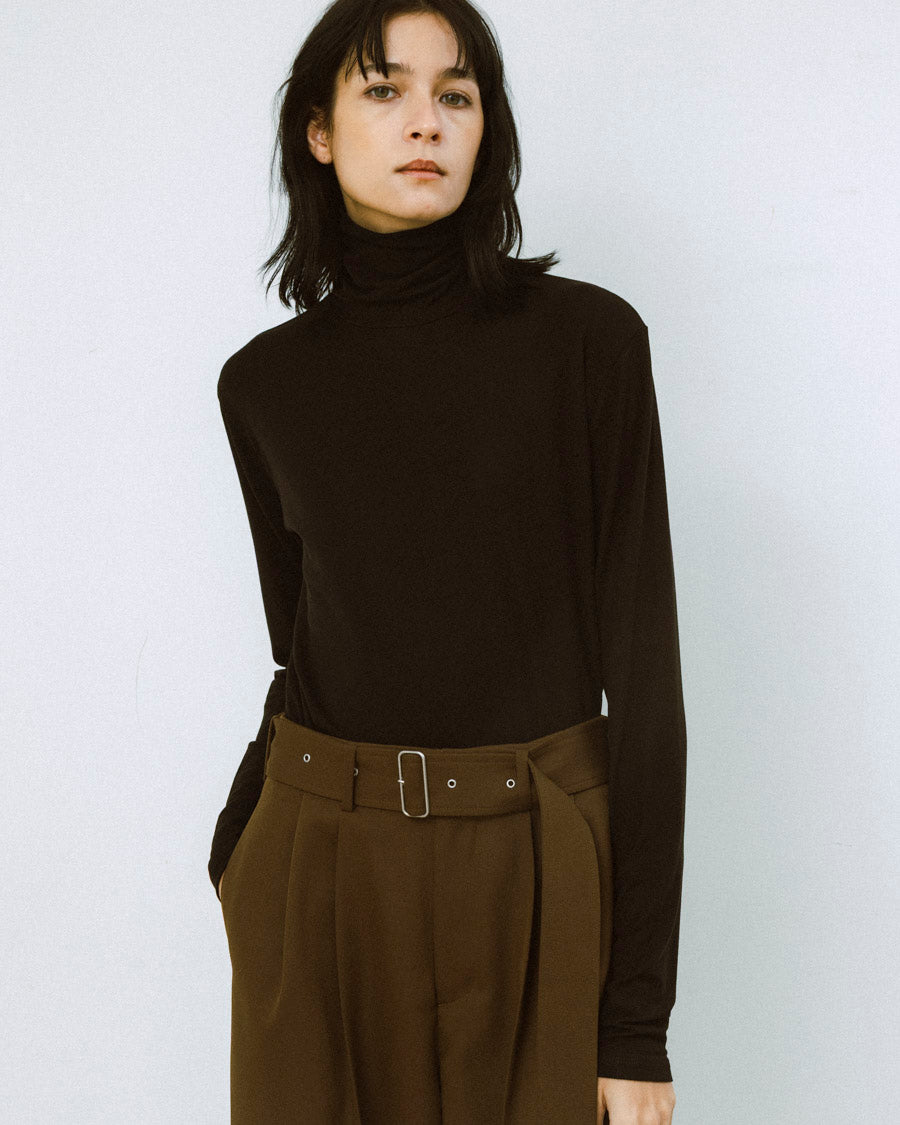 (取寄) パクト レディース ラグゼ ストレッチ ジャージ スリム タートルネック PACT women Luxe Stretch Jersey Slim Turtleneck Black 取寄) パクト レディース ラグゼ ストレッチ ジャージ スリム