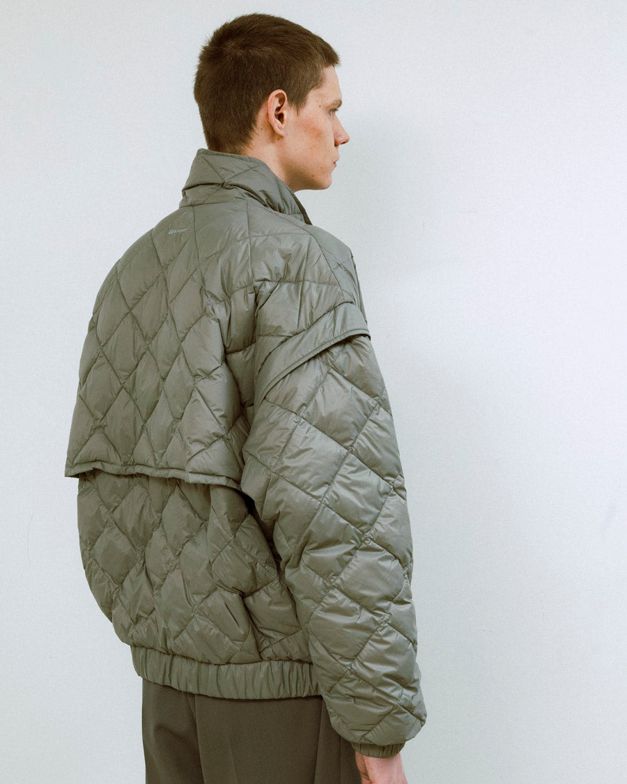 08sircus × TAION down detachable short blouson reversible