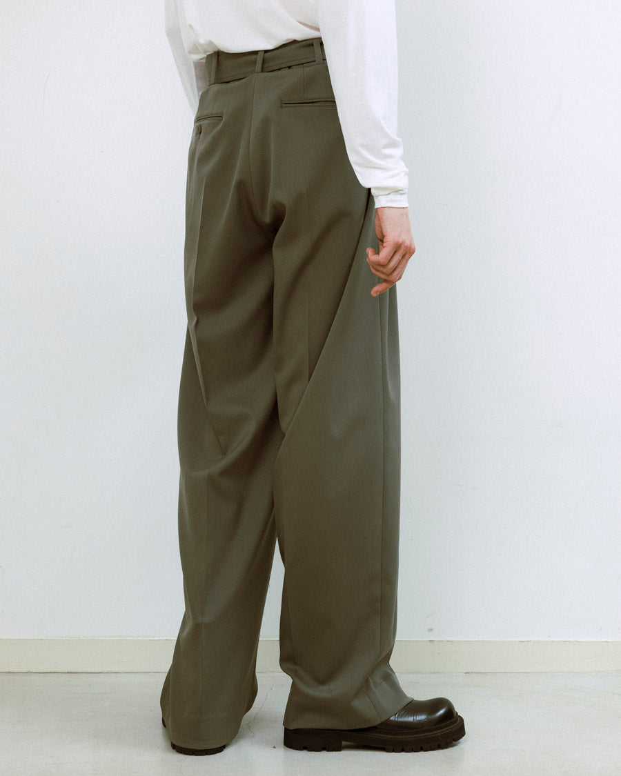 着画有doublet destroyed wide trousers スラックス 着画有doublet destroyed wide trousers スラックス DESTROYED