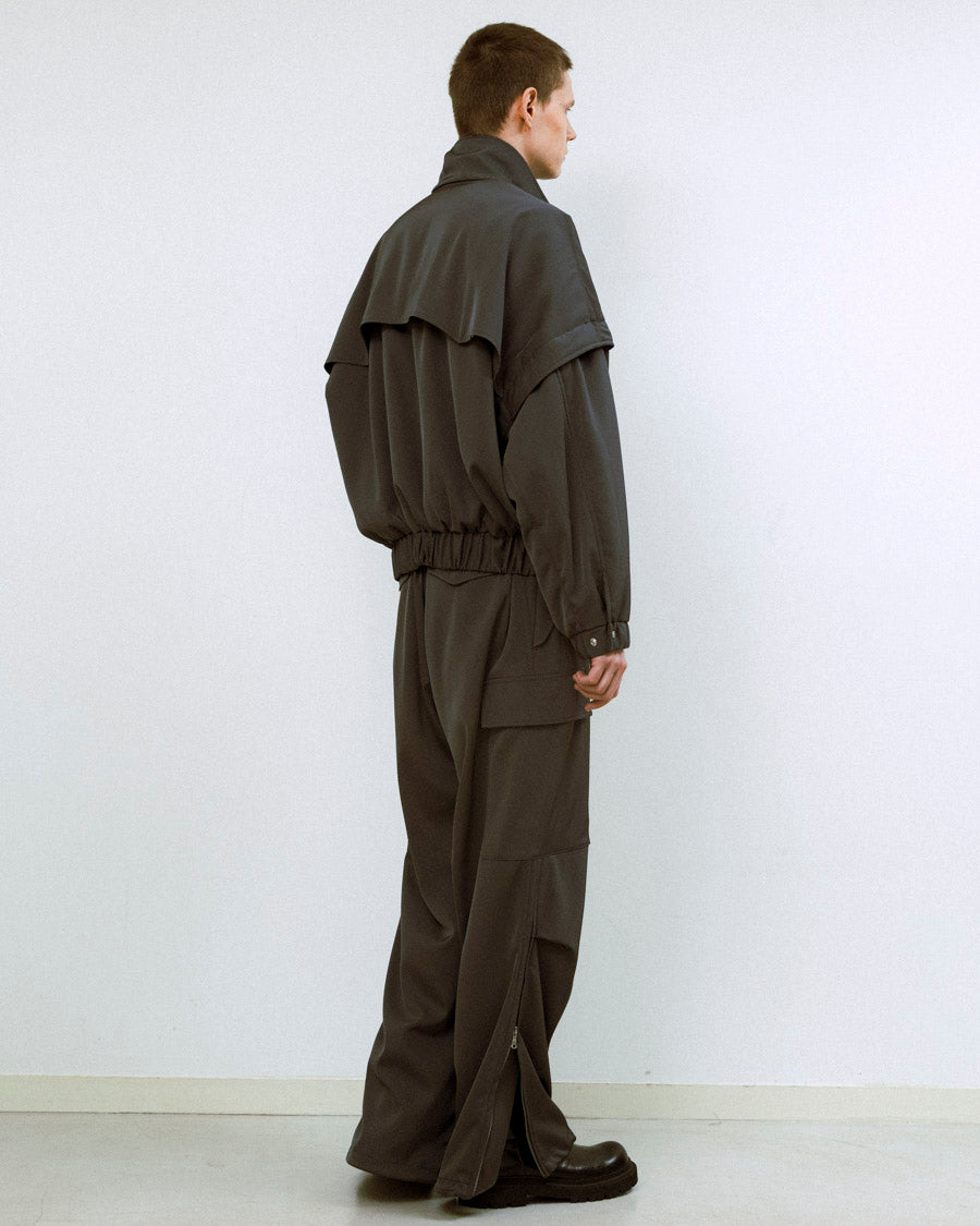 新品未使用 SUAVELE TOROMI DRAPE BLOUSON Light twill padded detachable short blouson – 08sircus