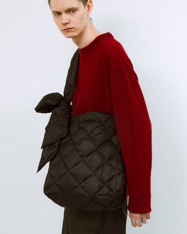 08sircus × TAION down shoulder bag