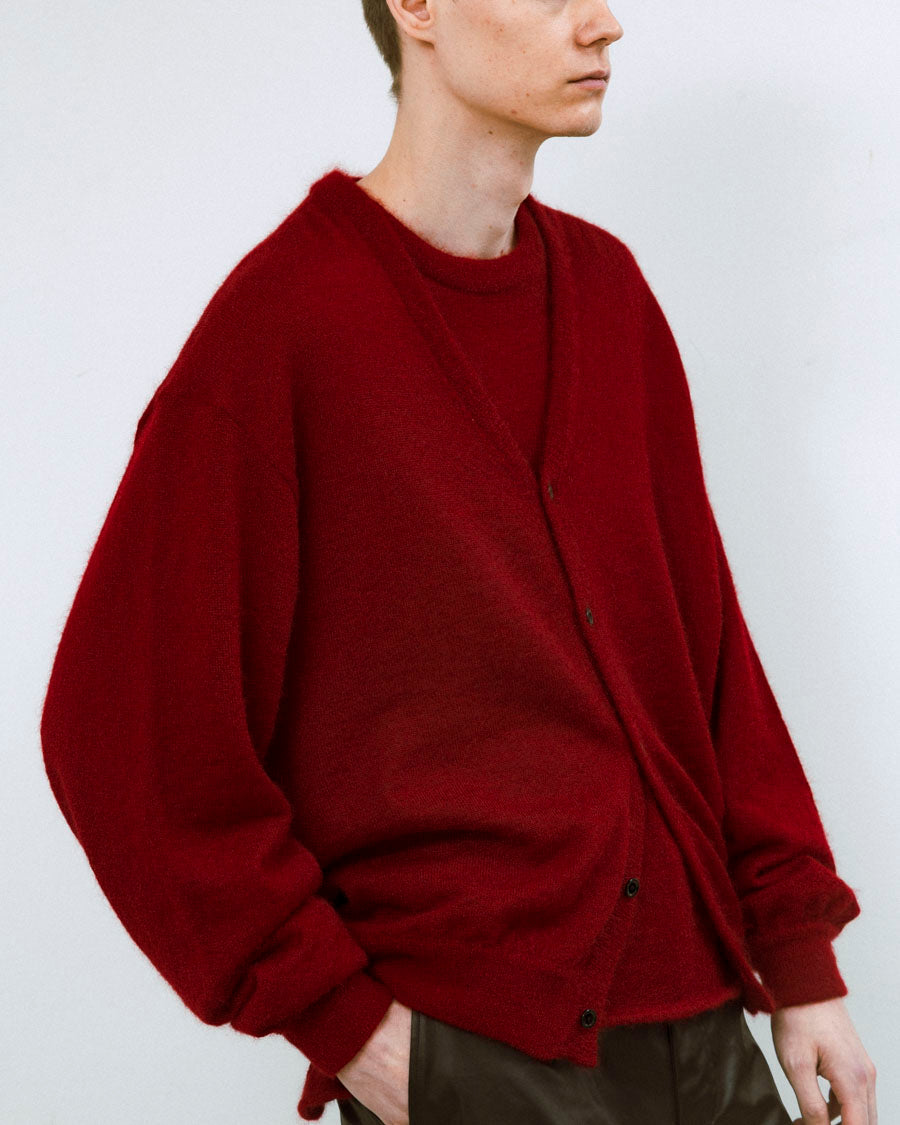 Super Kid mohair knit cardigan – 08sircus