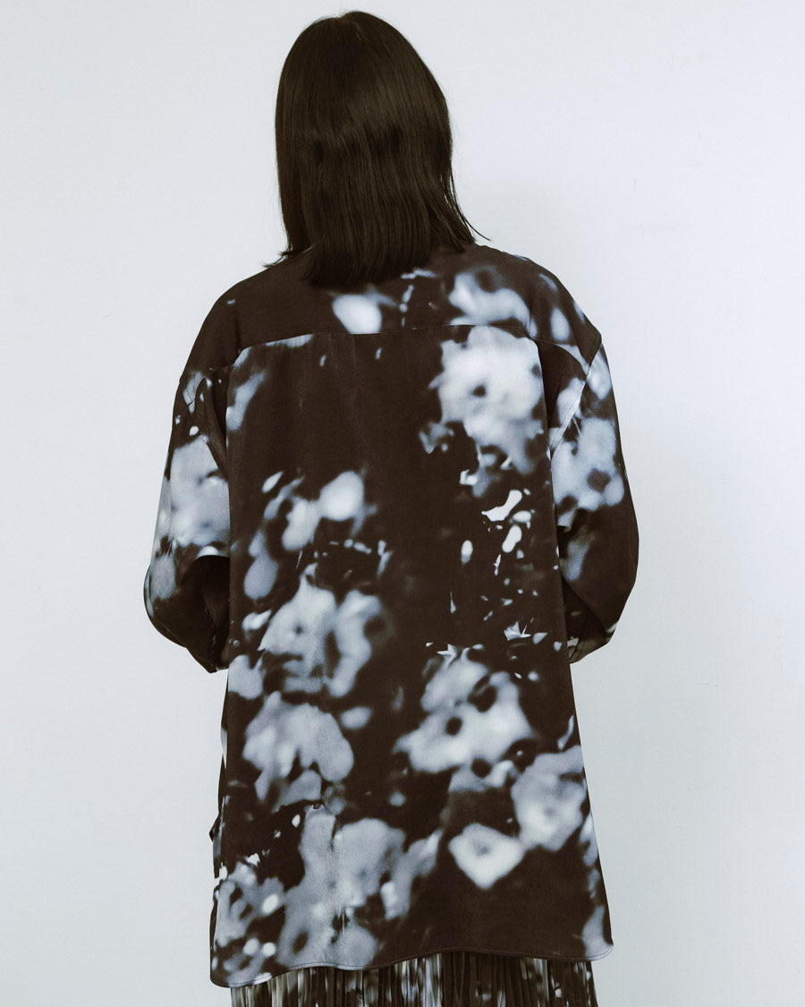 Bokashi print over shirt – 08sircus