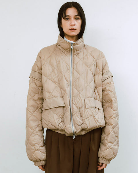 08sircus × TAION down detachable short blouson reversible