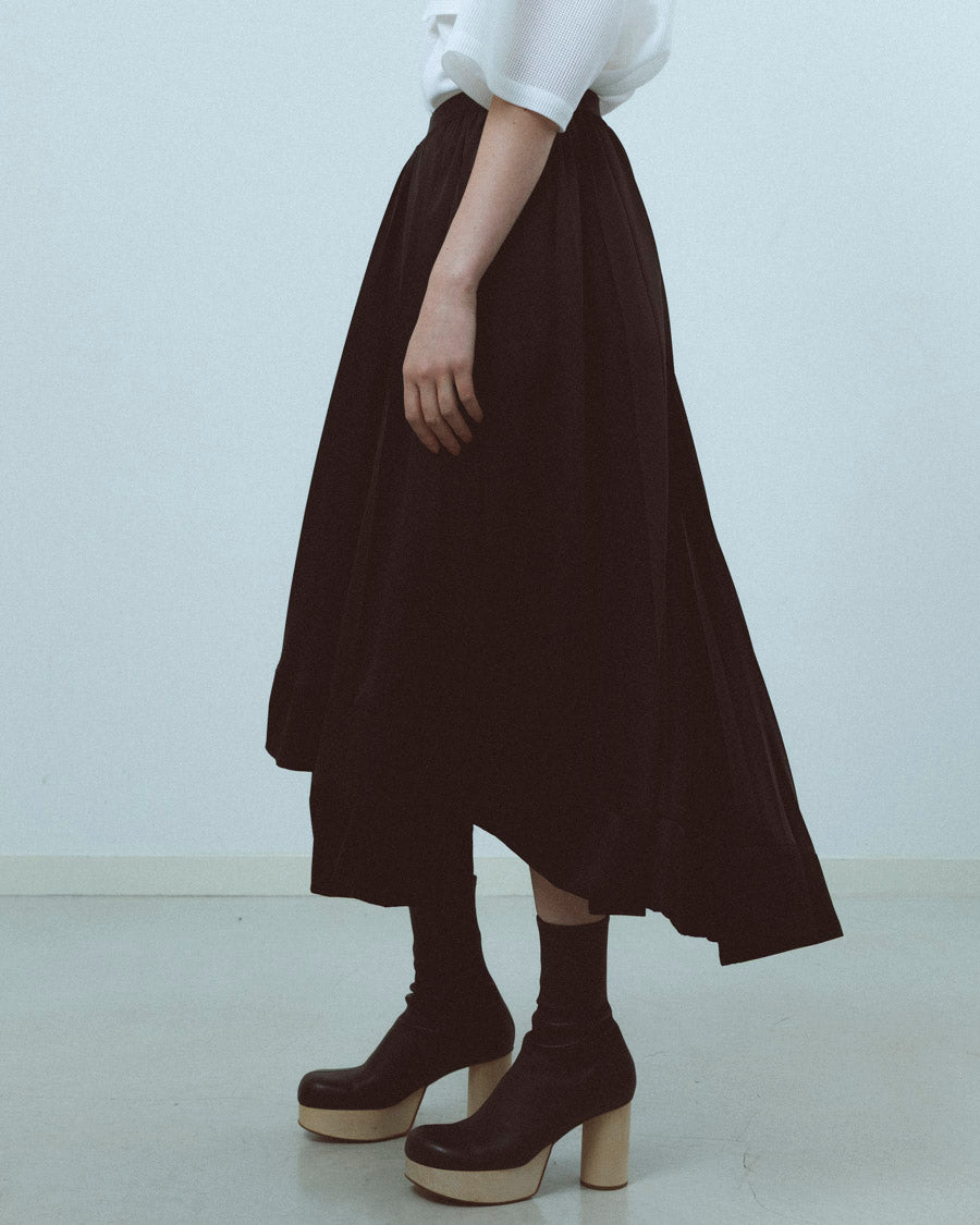 Vintage satin pleated skirt – 08sircus