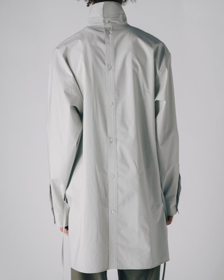 120/2 Suvin typewriter stand collar shirt – 08sircus