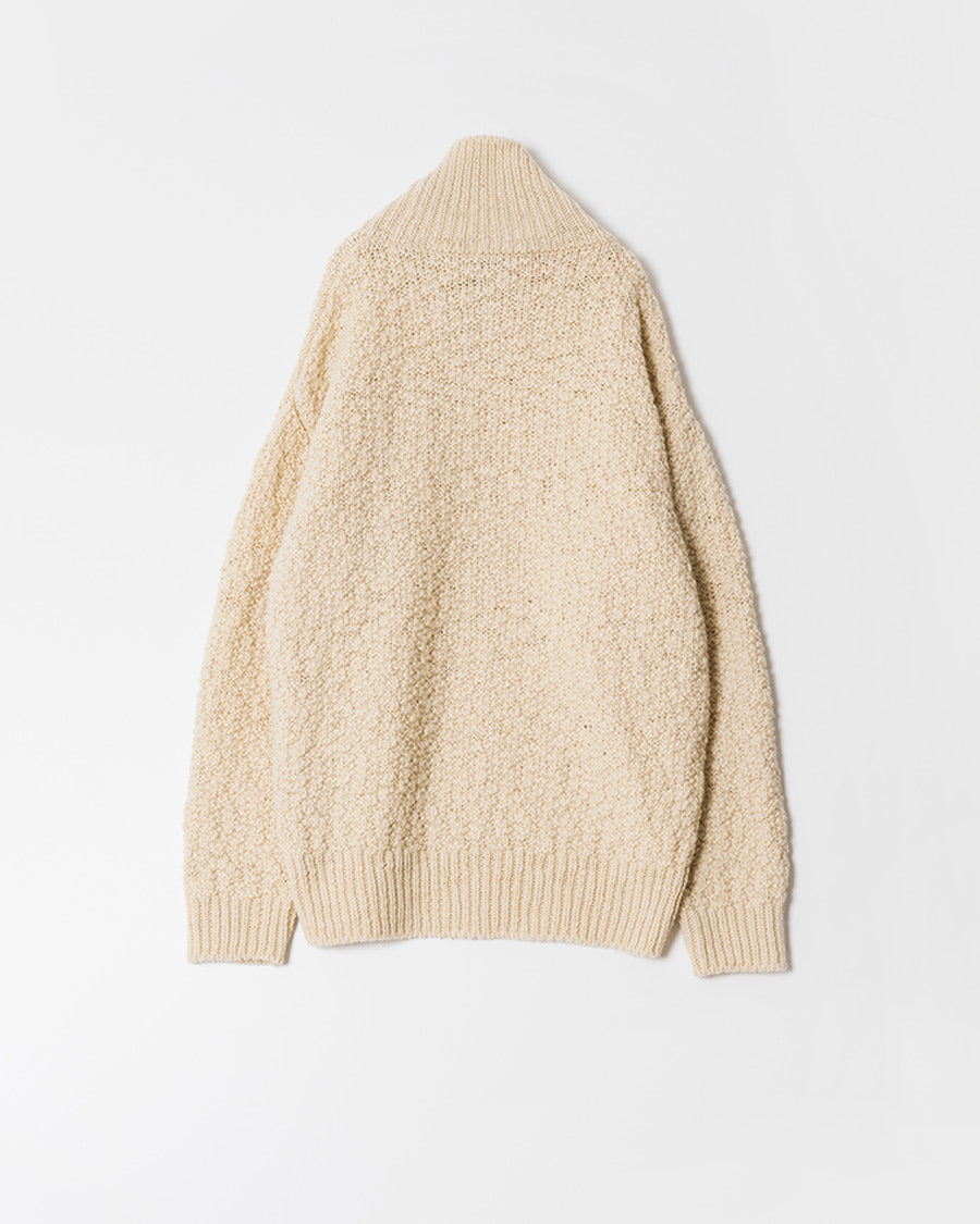 Wool slub high neck sweater – 08sircus