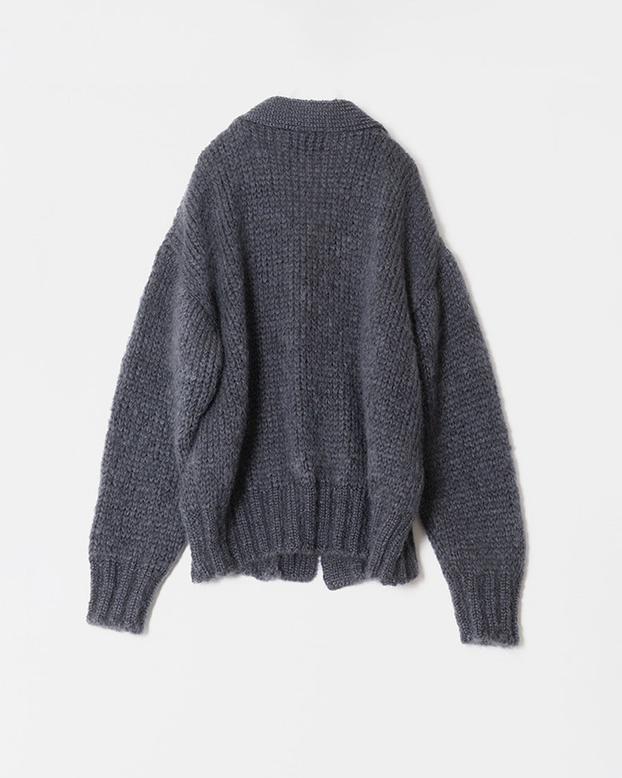 Low gauge mohair cardigan