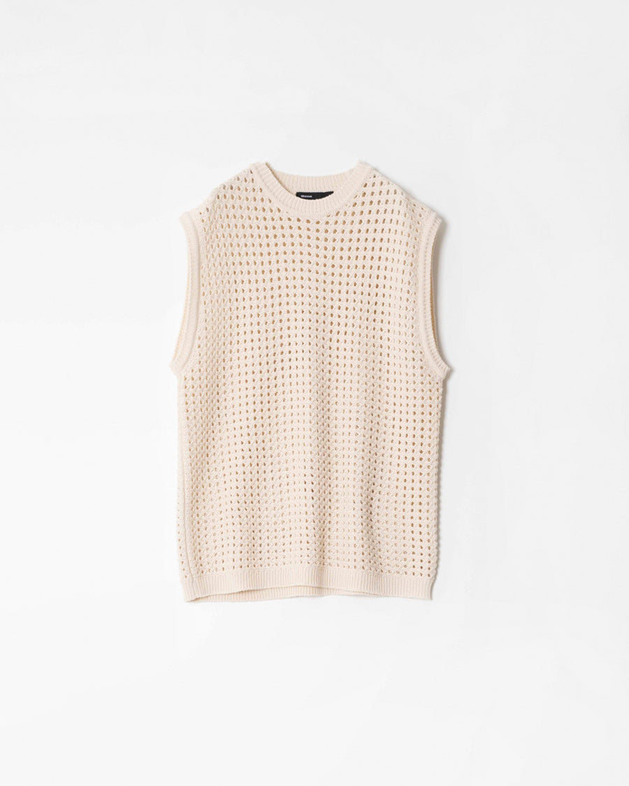 Lily yarn mesh knit vest – 08sircus