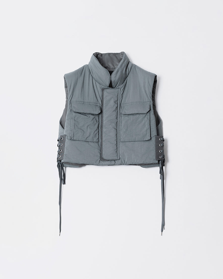 Nylon ripstop padded military vest – 08sircus