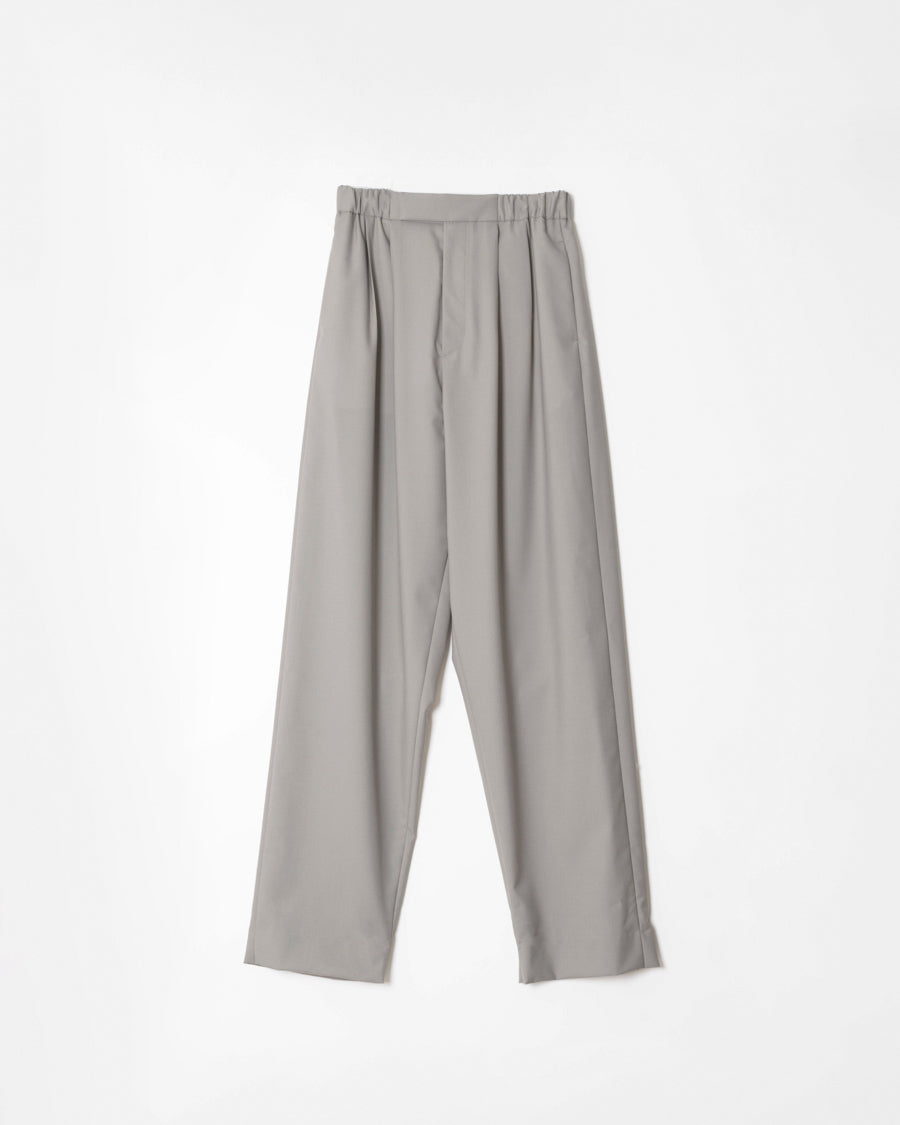 Wool tropical tuck wide easy pants – 08sircus