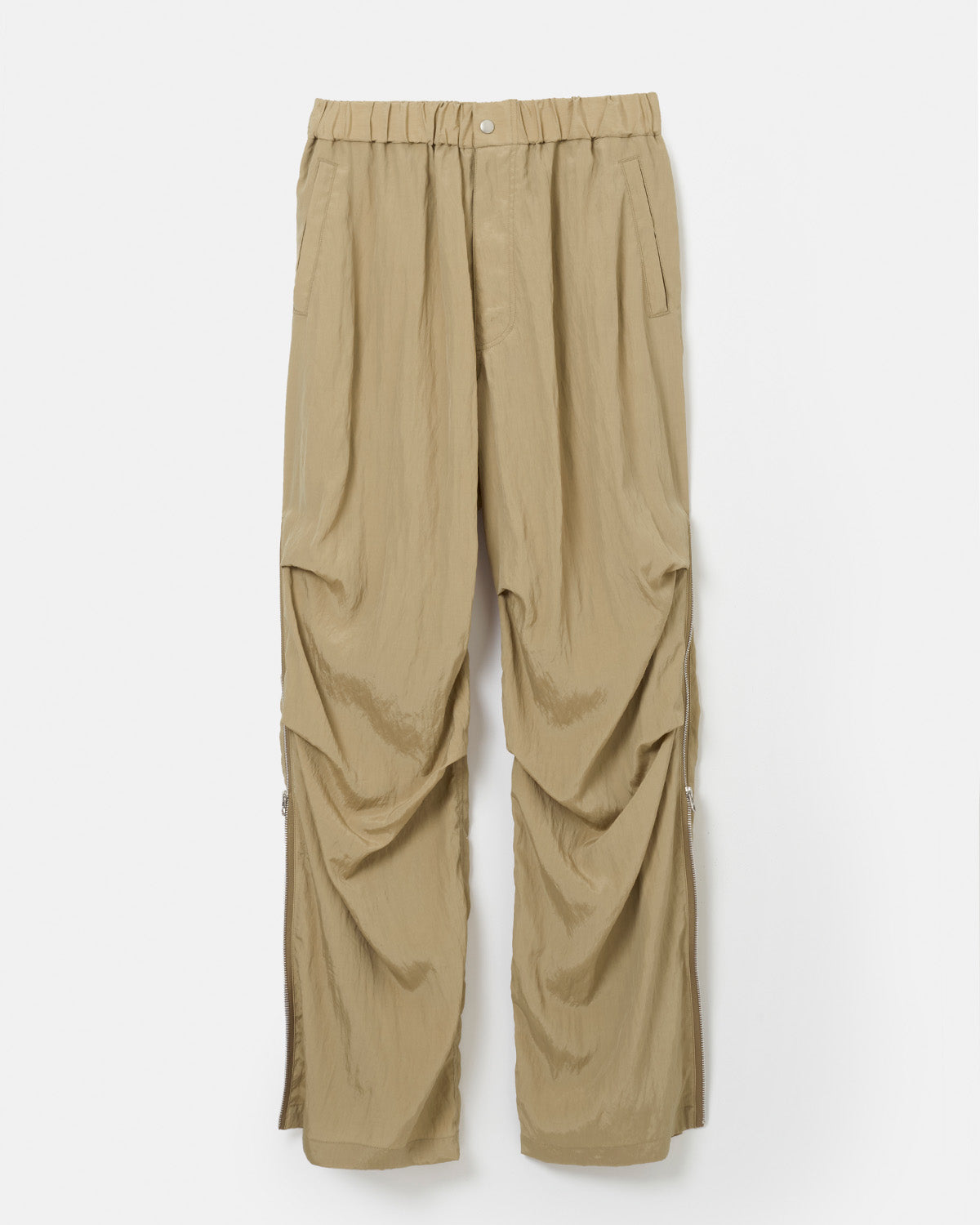 パンツ 08sircus Viscosemad cross side zip pants Viscose washer parachute zip pants – 08sircus